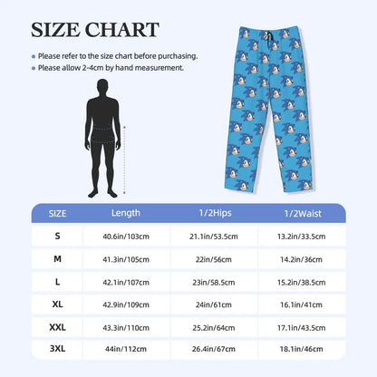 Pantalones de pijama personalizados para hombre con estampado «Soniced», con motivo de erizo, ropa de dormir, pantalones de estar por casa con bolsillos