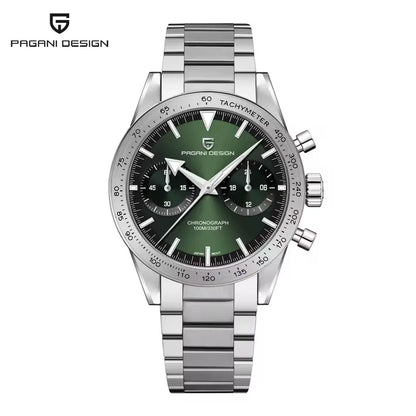 PAGANI DESIGN New 2026 Retro Luminous Moon Watch Men's Quartz Speed Sport Chronograph AR Sapphire Mirror VK64 Steel Men's Watches