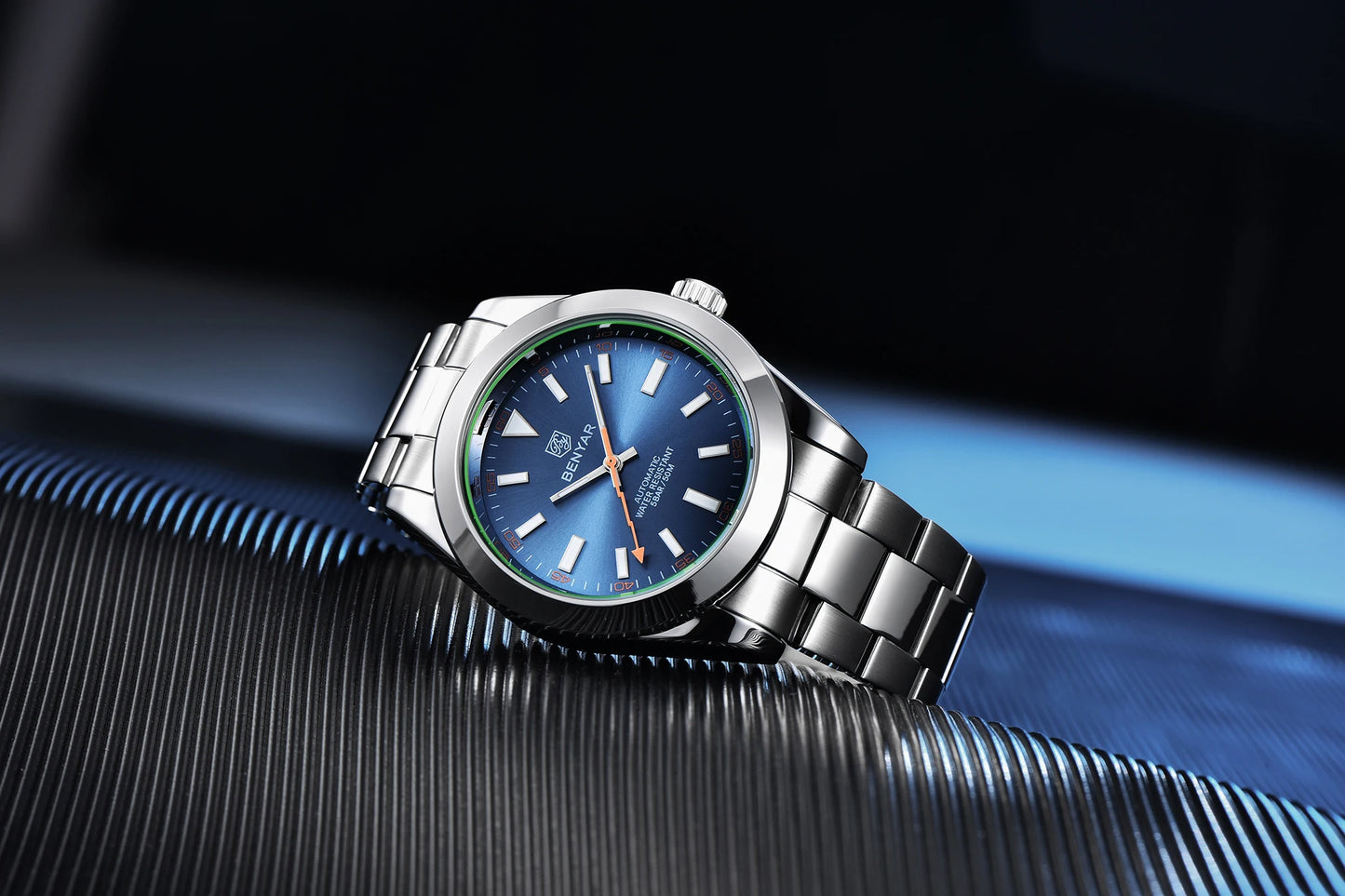 BENYAR 2026 New Mens Watches Top Brand Luxury Watch Men Automatic Mechanical Waterproof 50M Luminous Sports Wristwatch for Men