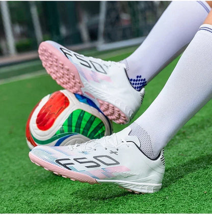 Nouvelles chaussures de football pour hommes, chaussures de football professionnelles, chaussures d'entraînement, chaussures de match, baskets antidérapantes, chaussures de sport pour terrain gazonné, chaussures d'extérie