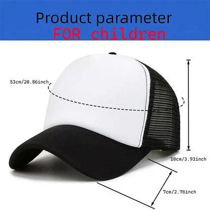Italian Brainrot Kids Baseball Cap Boy Casual Hat Children Sports Sun Hats Tung Sahur Tralalers Shark Adjustable Bonnet Men Gift