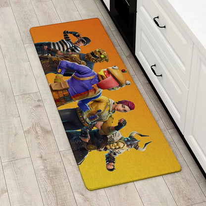 Fußmatte für die Eingangstür im Fortnites-Game-Design, rutschfester Küchenteppich, Teppiche für Wohnzimmer, Balkon und Badezimmer, Fußmatte, Bodenmatten, Teppich