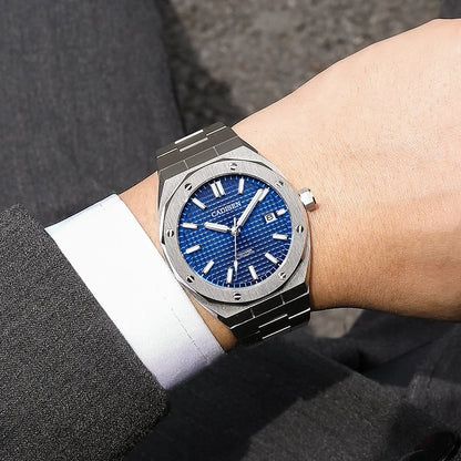 CADISEN Luxury Design 42MM Men's Watches Japan MIYOTA 8215 Sapphire Glass Mechanical Automatic Watch Men 100M Waterproof