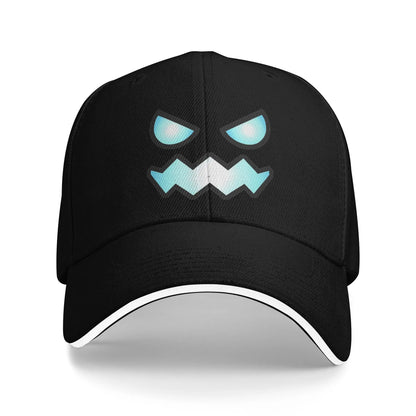 Geometry Game Dash Baseball Cap Casual Unblocked Level Sandwich Hat za moške in ženske, dihalna pokrivala za različne aktivnosti