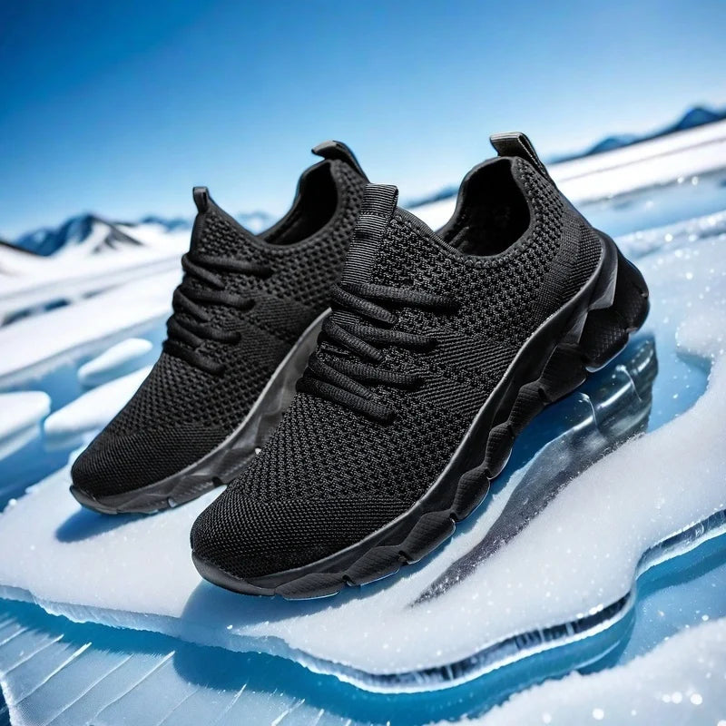 Sneakers til mænd i let mesh, damesko, casual flade sko, løbesko til mænd, bløde tennissko, åndbare herresneakers