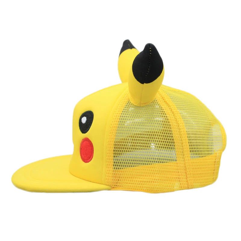 Anime Figure Pokemon Baseball Cap Pikachu Hat Adjustable Pokemon Cosplay Hip Hop Cartoon Adult Hats Boy Girl Kids Birthday Gifts