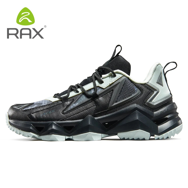 Rax Men's Waterproof Hiking Shoes Breathable Hiking Boots Outdoor Trekking Sports Sneakers Tactical Shoes