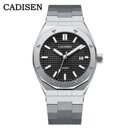 CADISEN Luxury Design 42MM Men's Watches Japan MIYOTA 8215 Sapphire Glass Mechanical Automatic Watch Men 100M Waterproof