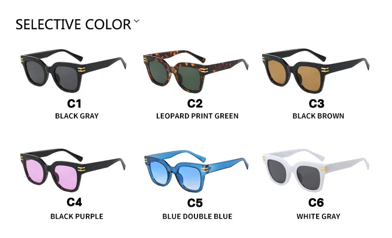 Ochelari de soare pătrați supradimensionați, la modă, de calitate superioară, cu protecție UV, pentru șofat, pentru bărbați și femei, cu personalitate, ochelari unisex