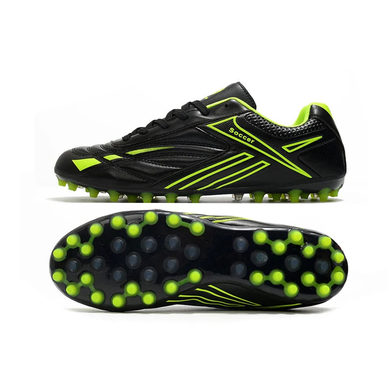 Nouveau unisexe grande taille adulte jeu d'entraînement baskets intérieur extérieur pelouse jeunesse étudiant Sport chaussures de football 39-45 #