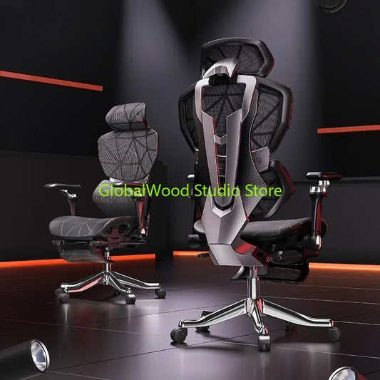 Ergonomic chair for Desk Office  Comfortable Armchair Furniture Chaise Design Chaises De Bureau Wheeled Low Chair on Wheels