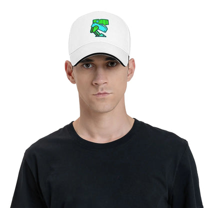 Geometry Game Dash Baseball Cap Casual Unblocked Level Sandwich Hat za moške in ženske, dihalna pokrivala za različne aktivnosti
