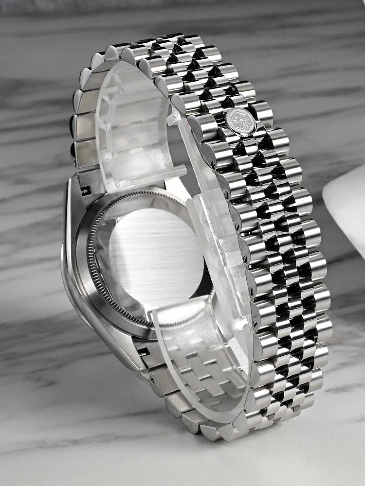 San Martin 36.5mm Men's Dress Watch Top Brand Luxury Automatic Mechanical Fashion Couples Watches Sapphire Waterproof 100m BGW9