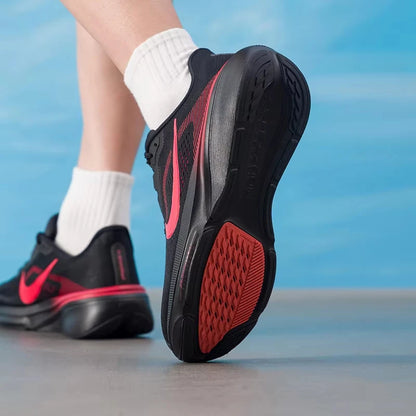 Chaussures de course sur route pour hommes Nike IB1873-007, semelle entièrement Air Zoom, amorti, respirantes, légères, baskets d'entraînement, noir et rouge