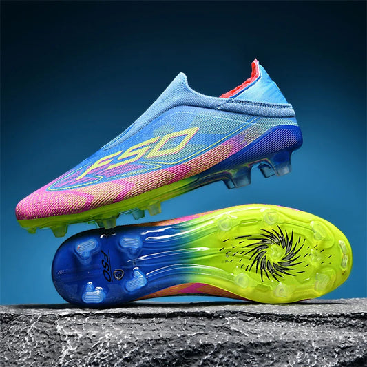 New men's football boots, non-slip high-quality soccer shoes, grass cleats, high-top futsal sneakers, match indoor hot-selling outdoor