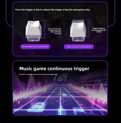 AULA WIN60HE Magnetic Switch Mechanical Keyboard, 60% Wired Gaming Keyboard with Hall Effect Magnetic Switches, Rapid Trigger Esports Keyboard
