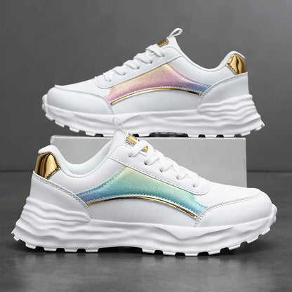 New summer fashionable women's sports shoes, versatile lightweight and durable running shoes, shock-absorbing daily walking shoes