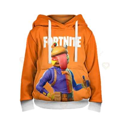 Fortnite Boys Cool Heroes Cosplay Hoodie Cartoon Sweatshirt Kid Clothes Spring Autumn Baby Coat Children Hooded Jacket