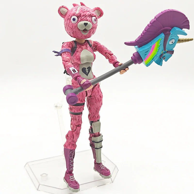 Game Fortnite Raptor Black Knight Skull Trooper Premium Cuddle Team Leader MogulMaster Action Figure Room Decoration Toys Gift