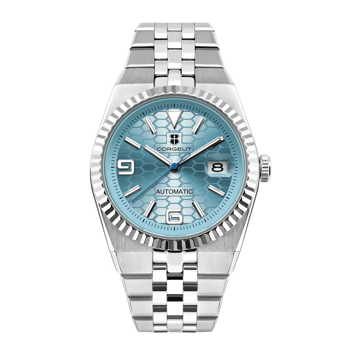 Custom Pilot Watch NH35 Automaattinen mekaaninen miesten kello Safiirikide Valaiseva 100 m vedenkestävä tyynymuotoinen kotelo Sukelluskello