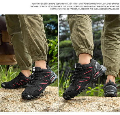 Men's Waterproof Hiking Shoes Non-Slip Hunting Boots Outdoor Tactical Training Sports Shoes Men Walking Hiking Travel Shoes