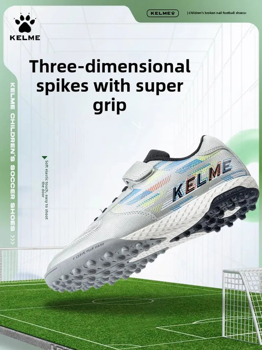 Kelme-lasten jalkapallokengät Tf Nail -kengät ala-asteen oppilaille, tekonurmelle sopivat viiden pelaajan jalkapallokengät