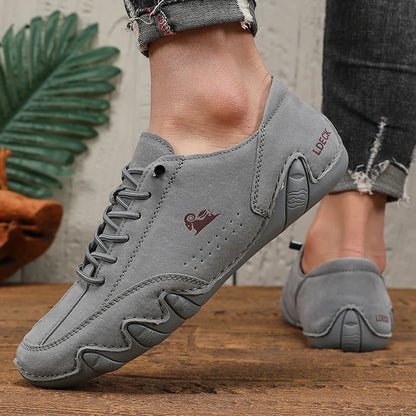 Men's Fashion Brand Loafers Soft-Soled Comfortable Casual Walking Shoes Breathable Sports Tennis Outdoor Driving Shoes