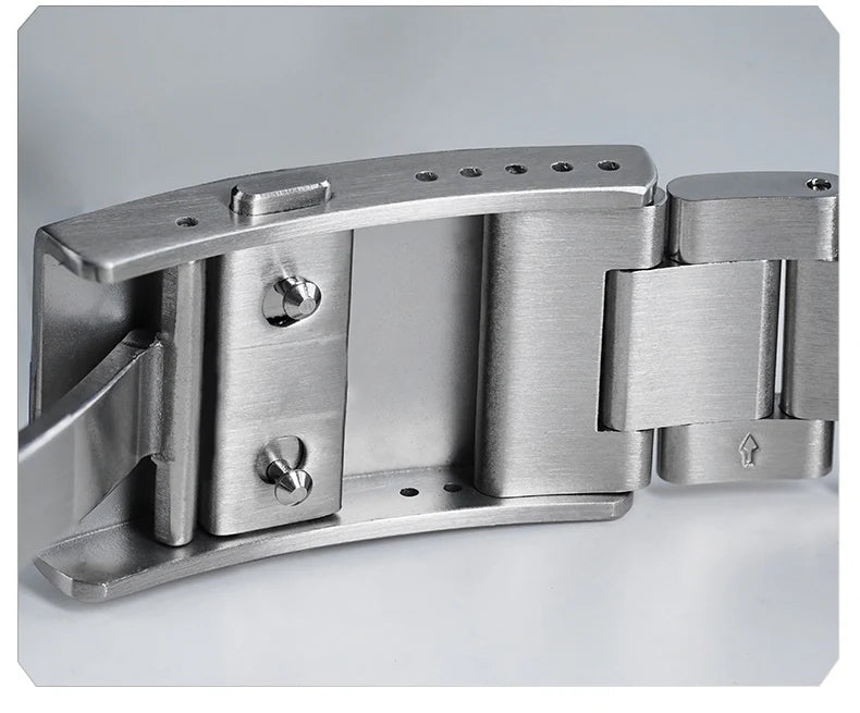 WM Watch Automatic Mechanical Watch NH35 Glacier Series 100M Waterproof AR Coated Sapphire Welly Merck Watch for Men WM226