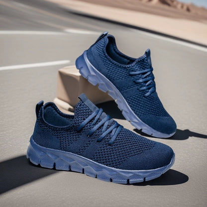 Sneakers til mænd i let mesh, damesko, casual flade sko, løbesko til mænd, bløde tennissko, åndbare herresneakers