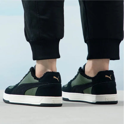Puma Mid Top Low Top Chaussures de skate avec doublure en peluche antidérapante, confortables et chaudes, baskets décontractées 392334-02