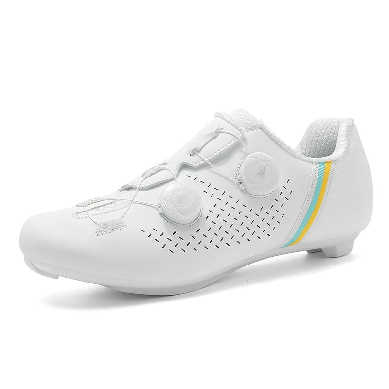 Road Cycling Shoes Flats Cleats Shoes Speed Cycling Sneakers Men’s Bike Shoes Women’s Self-Locking Non-slip Mountain Bicycle SPD Shoes