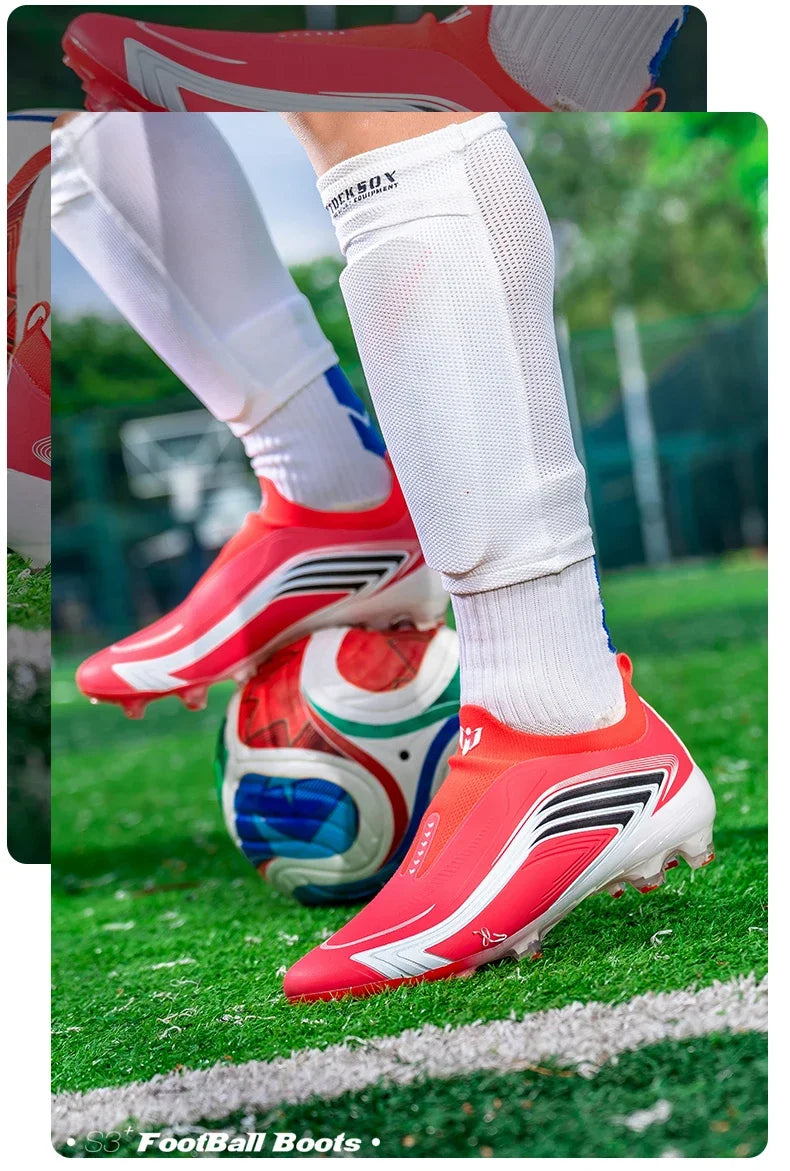 Nouvelles chaussures de football pour hommes, chaussures de football de haute qualité pour l'entraînement, crampons pour terrain gazonné, baskets très vendues, chaussures de futsal pour matchs en salle, antidérapantes po