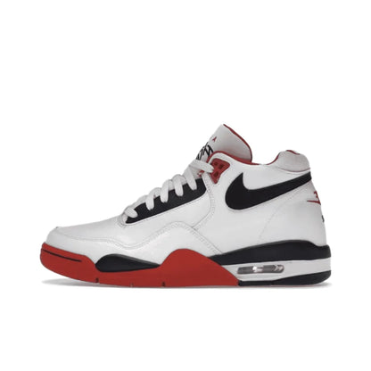Nike Flight Legacy Mid-Top Retro Basketball Shoes with Slip-Resistant, Durable, and Cushioned Construction - Unisex BQ4212-003