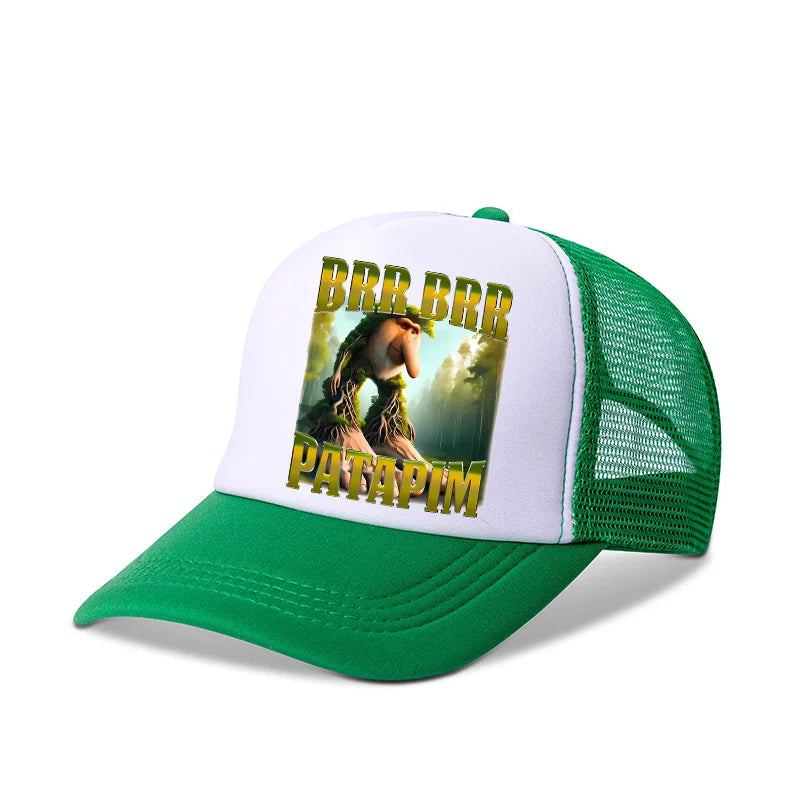 Italian Brainrot Kids Baseball Cap Boy Casual Hat Children Sports Sun Hats Tung Sahur Tralalers Shark Adjustable Bonnet Men Gift