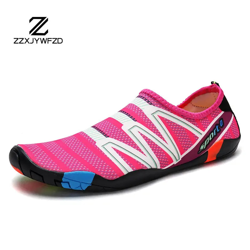 2023Yoga Sports Water Sneakers Unisex Swimming Aqua Seaside Barefoot Slippers Surf Upstream Light Quick-Drying Beach Water Shoes