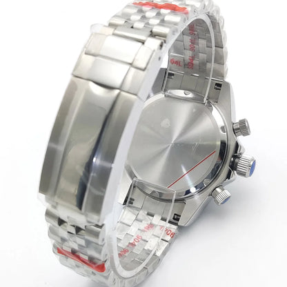 Men's watch 2025 new design vintage quartz watch 5ATM waterproof sports chronograph AR sapphire VK64 watch relogio masculino