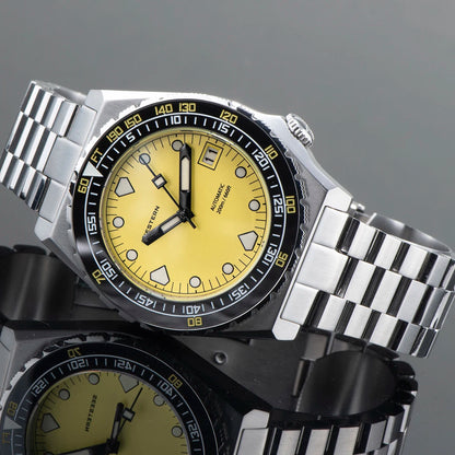 SEESTERN SUB600T V3 Men's Watch Automatic Diving Sapphire Wristwatch NH35 Movement Ceramic Bezel Luminous Date Jubilee Waterproof