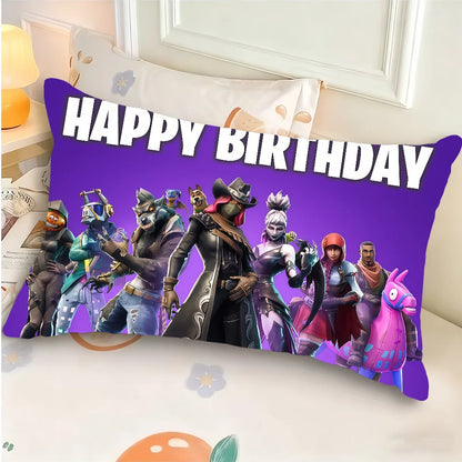 Game F-FORTNITE COOL BRITHDAY cushion cover Rectangle Pillow Case Printing Bedside Sofa Room Home Decoration Pillowcase