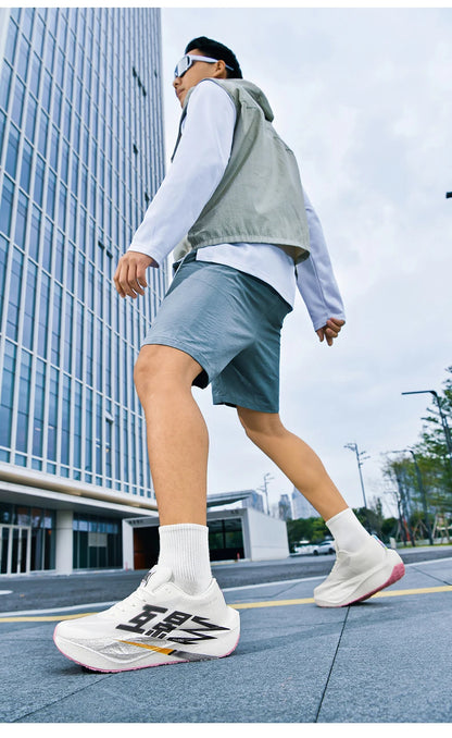 Vyriški sportiniai „Carbon Board“ specialūs, kvėpuojantys, lengvi, moteriški, patogūs, sportiniai, neslystantys sportiniai bateliai, skirti maratonui ir bėgimui