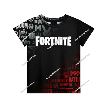 Children's Clothing Autumn Pullover T-shirt Hoodie New Fortnite Kids' Casual Wear Comfortable Streetwear