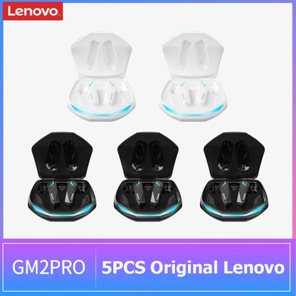 Lenovo GM2 Pro TWS Wireless Gaming Earbuds Bluetooth 5.3 – ENC Noise Cancelling Sport Earphones with Mic, Dual Mode Music & Gaming Headset