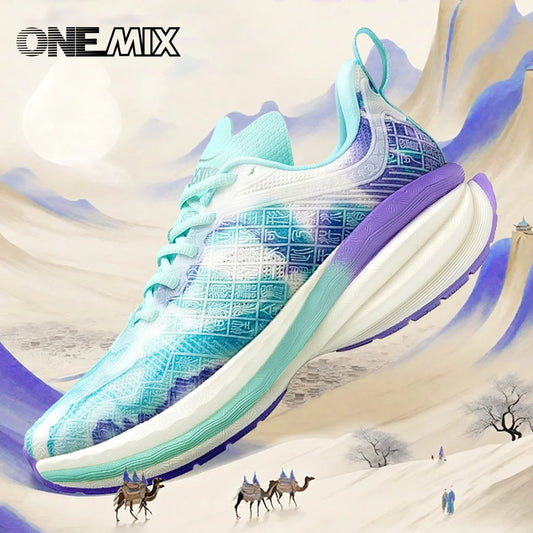 ONEMIX – chińskie buty sportowe, nowe, amortyzujące, męskie buty do biegania, antypoślizgowe, oddychające, lekkie, damskie trampki outdoorowe