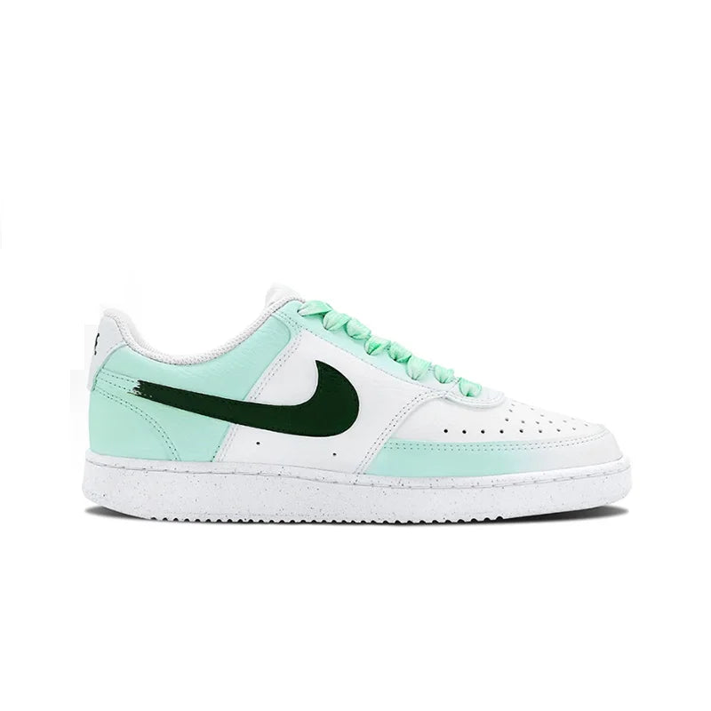 Räätälöidyt lenkkarit Nike Court Vision 1 ”Mint Gorgeous” Huiya Käsintehdyt High Street Campus -lenkkarit, liukumattomat miesten lenkkarit