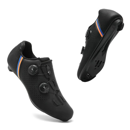 Road Cycling Shoes Flats Cleats Shoes Speed Cycling Sneakers Men’s Bike Shoes Women’s Self-Locking Non-slip Mountain Bicycle SPD Shoes