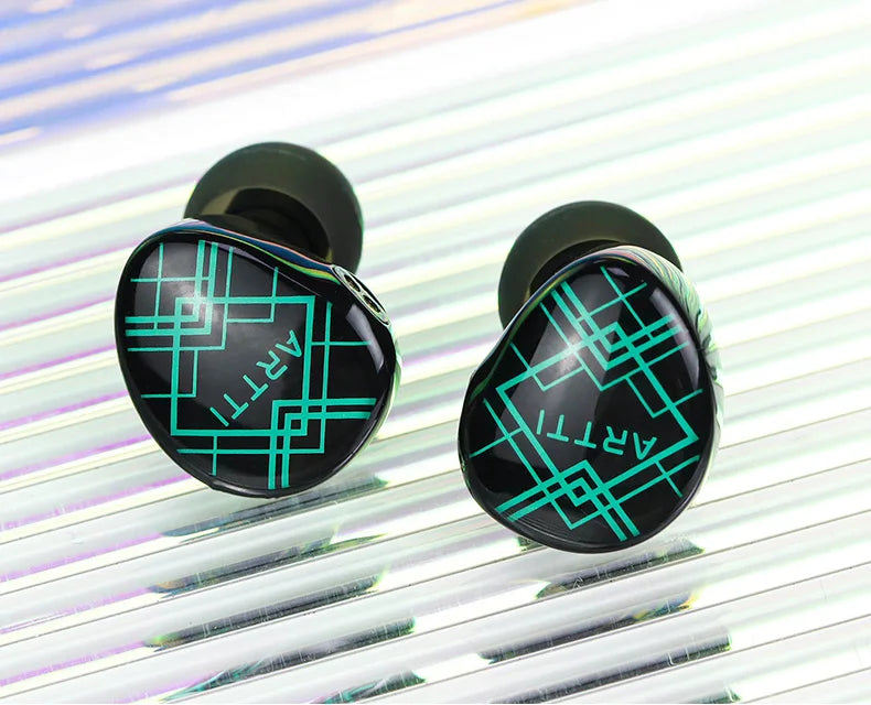 ARTTI T10 Planar Driver In-Ear HiFi Earphones, Wired IEM Monitors with 14.2mm Planar Driver, Detachable 0.78mm 2-Pin Cable, 3.5mm/4.4mm Audiophile Earbuds
