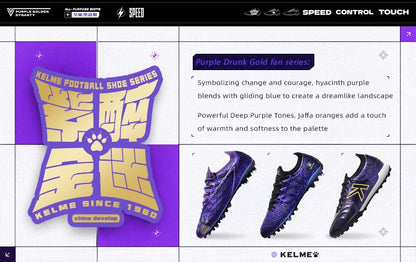 Kelme Kangaroo Leather MG Soccer Shoes Professional Match Sports Football Shoes Outdoor Anti-Slip Football Boots