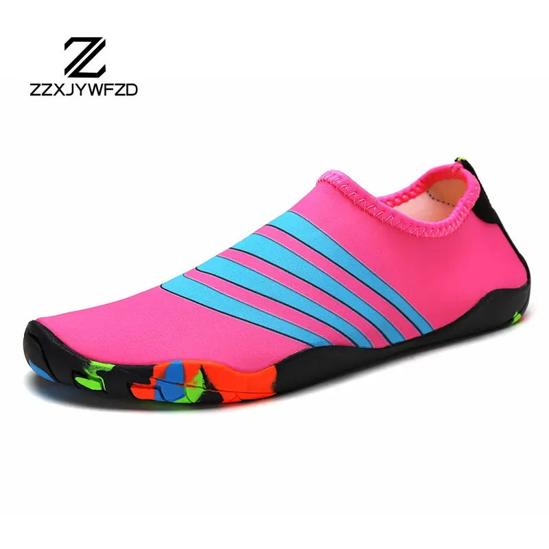 2023Yoga Sports Water Sneakers Unisex Swimming Aqua Seaside Barefoot Slippers Surf Upstream Light Quick-Drying Beach Water Shoes