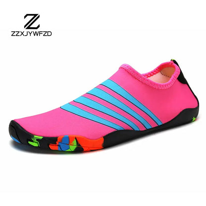 2023Yoga Sports Water Sneakers Unisex Swimming Aqua Seaside Barefoot Slippers Surf Upstream Light Quick-Drying Beach Water Shoes