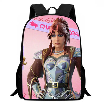 Kids School Backpack Cartoon Fort-nite Bags for Girls Boys Durable Lightweight Large Capacity Breathable