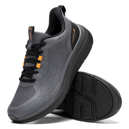 Fittington Men's Walking Shoes Extra Wide Sneakers Comfortable Lightweight Running Sports Shoes with Arch Support for Flat Feet
